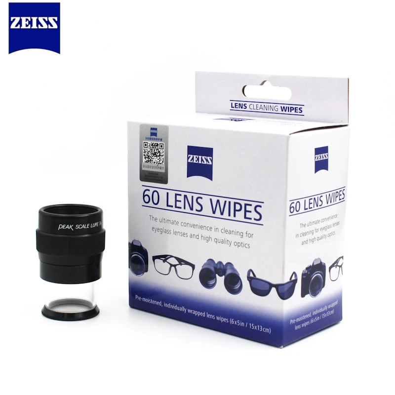 Zeiss Pre-moistened Lens Wipes Cleaning for Eyeglass Lenses Sunglasses Camera Lenses Cell Phone Laptop Lens Clothes 60ct Pack
Zeiss Pre-moistened Lens Wipes Cleaning for Eyeglass Lenses Sunglasses Camera Lenses Cell Phone Laptop Lens Clothes 60ct Pack