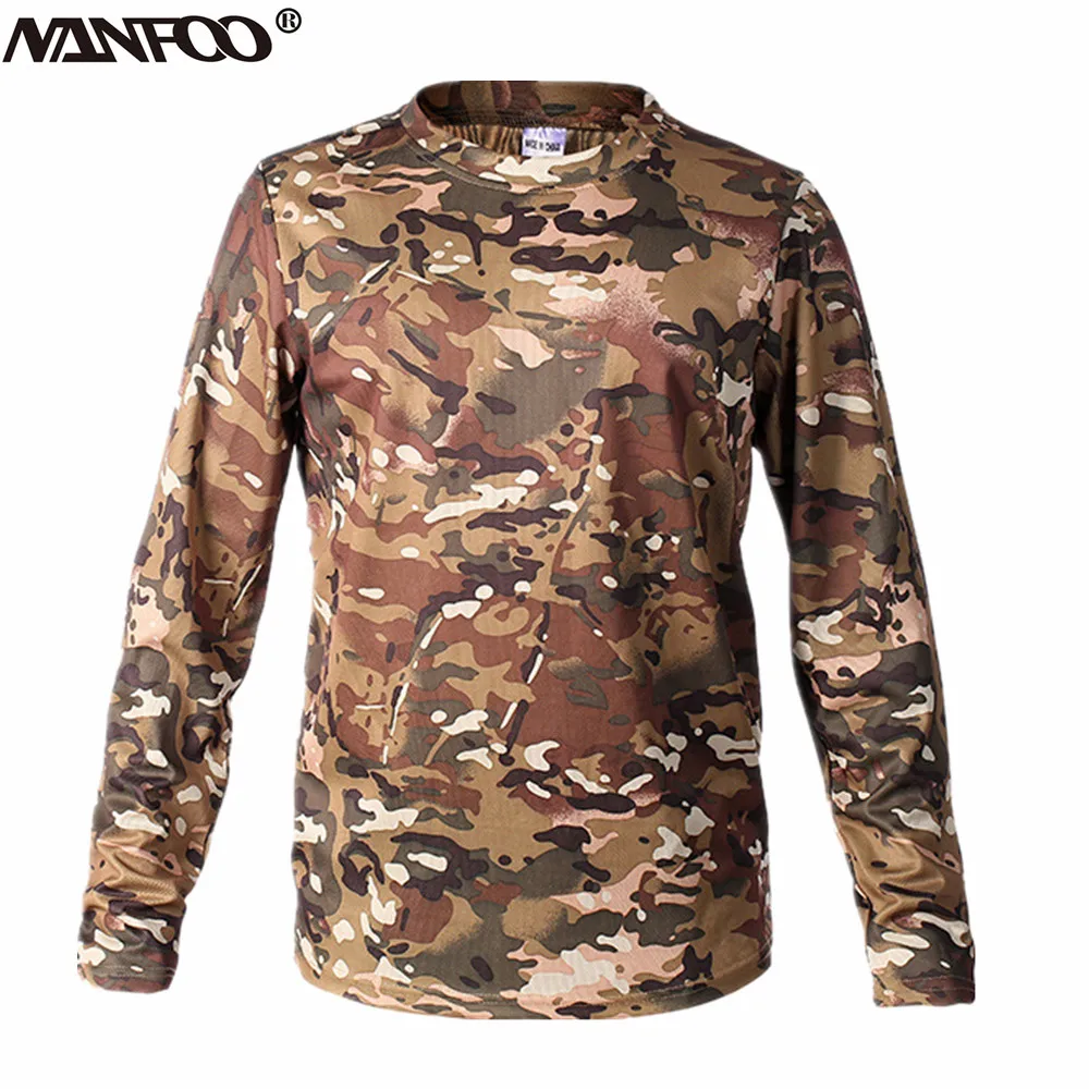 Spring Summer Outdoor Long Sleeve Camouflage Hiking T-shirt Quick-Drying Tactical Tops Breathable Tees Camping Cycling T-shirt
Spring Summer Outdoor Long Sleeve Camouflage Hiking T-shirt Quick-Drying Tactical Tops Breathable Tees Camping Cycling T-shirt