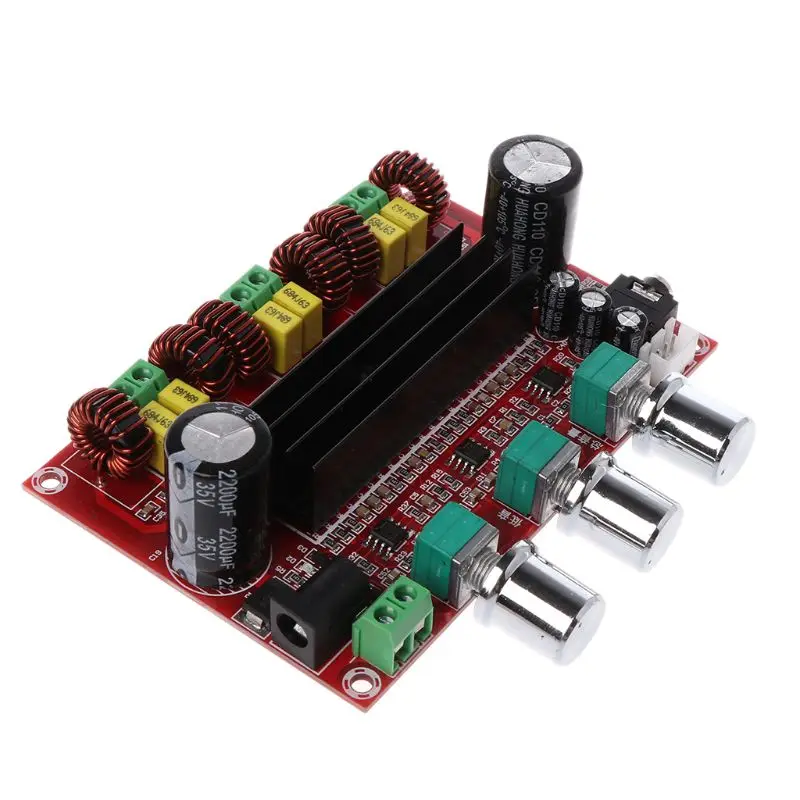 2x50W+100W DC 12V-24V TDA3116 2.1 High Power Digital Audio Amplifier Board Subwoofer Speaker Amplifier
2x50W+100W DC 12V-24V TDA3116 2.1 High Power Digital Audio Amplifier Board Subwoofer Speaker Amplifier
