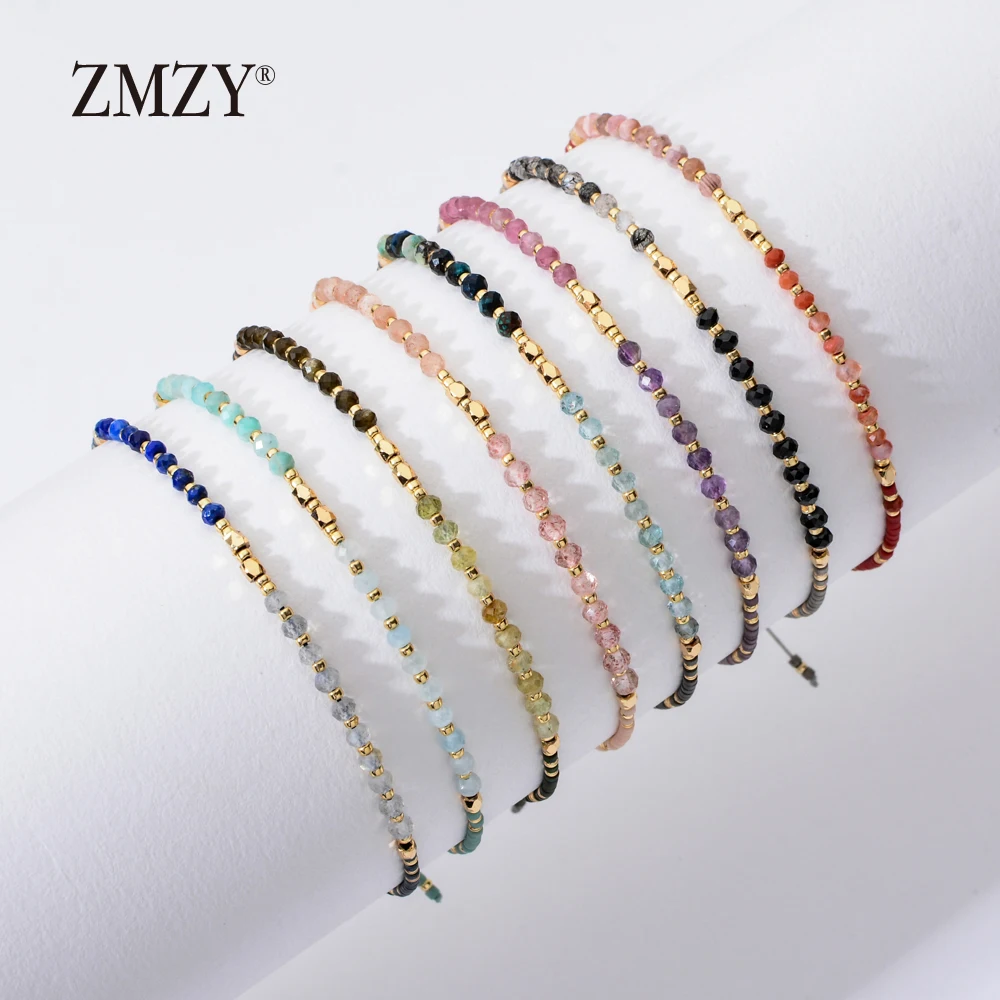 ZMZY Fashion New Natural Stone Beaded Bracelets for Women Adjustable Multi Color Miyuki Beads Jewelry Rope Chain Bracelet Gift
ZMZY Fashion New Natural Stone Beaded Bracelets for Women Adjustable Multi Color Miyuki Beads Jewelry Rope Chain Bracelet Gift