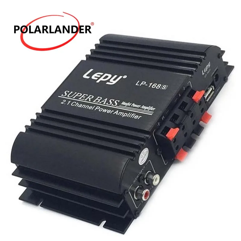 Lepy LP168S 2.1 Channel Auto Audio Car Amplifier Bass Output HiFi Stereo Sound 12V Power Subwoofer WithAUX Function Loud Speaker
Lepy LP168S 2.1 Channel Auto Audio Car Amplifier Bass Output HiFi Stereo Sound 12V Power Subwoofer WithAUX Function Loud Speaker