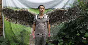 Costumed large gray Devil Angel feather wings for fashion show stage performance Wedding shooting props EMS Free shipping
Costumed large gray Devil Angel feather wings for fashion show stage performance Wedding shooting props EMS Free shipping