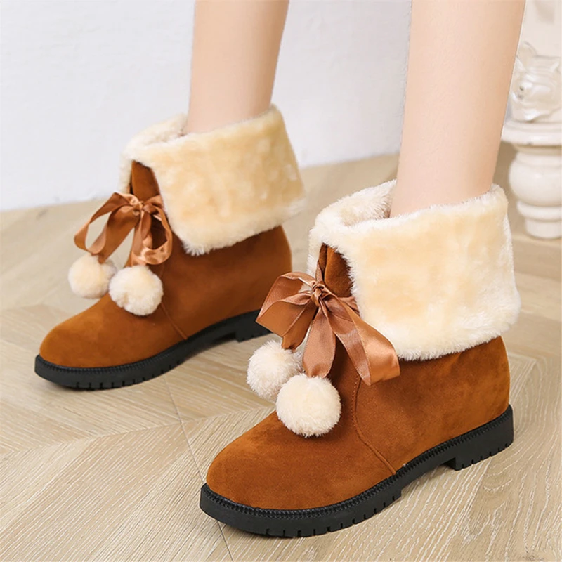 Hair ball Women's Winter Snow Boots Woman Platform Ankle Boot Red Warm Cotton Down Shoes Women's Winter Snow Boots Female Winter
Hair ball Women's Winter Snow Boots Woman Platform Ankle Boot Red Warm Cotton Down Shoes Women's Winter Snow Boots Female Winter