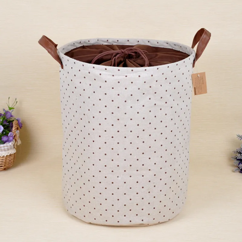 Creative Floding Cotton Linen Fabric Laundry Basket Dirty Clothes Barrels Large Basket For Toys Clothes Sundries Storage Bag
Creative Floding Cotton Linen Fabric Laundry Basket Dirty Clothes Barrels Large Basket For Toys Clothes Sundries Storage Bag