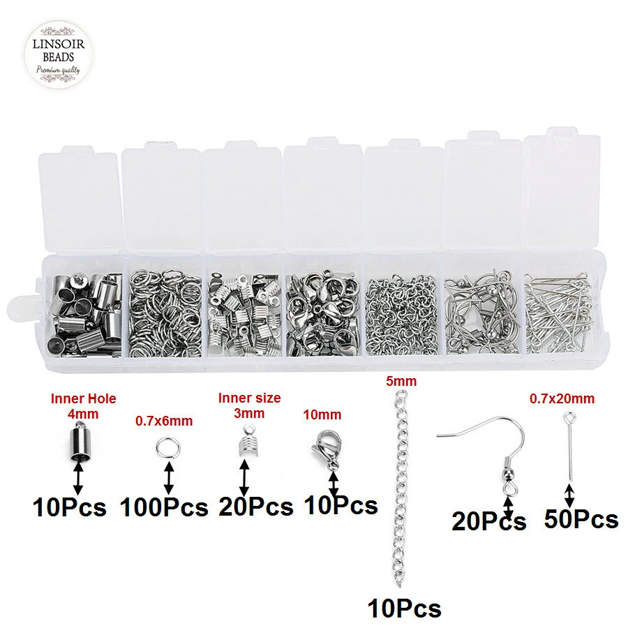 Wholesale 1Box/Set Mixed Style Jewelry Finding Stainless Steel Clasp Closed Jump Ring Chain Hook Pins Diy Jewelry Accessories
Wholesale 1Box/Set Mixed Style Jewelry Finding Stainless Steel Clasp Closed Jump Ring Chain Hook Pins Diy Jewelry Accessories