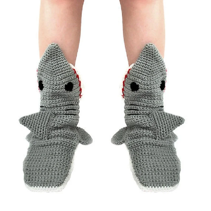 "Shark Snack" Cute Funny Shark Socks 1