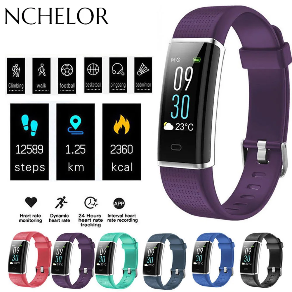 Color Screen Fitness Tracker with Heart Rate Monitor Calorie Counter Watch Pedometer Sleep Monitor Smart Band for iPhone Andorid
Color Screen Fitness Tracker with Heart Rate Monitor Calorie Counter Watch Pedometer Sleep Monitor Smart Band for iPhone Andorid