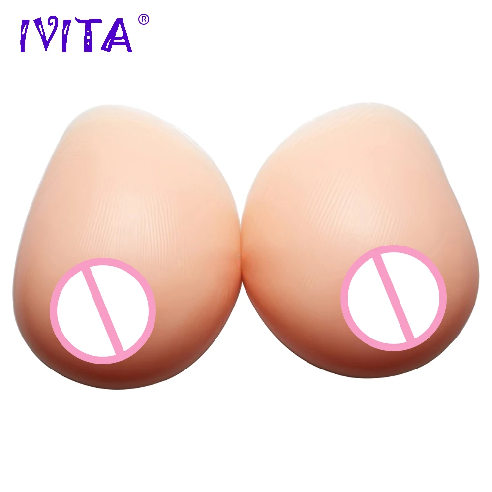 

IVITA 1400g Realistic Silicone Breast Forms Fake Boobs For Crossdresser Shemale Transgender Drag Queen Transvestite Mastectomy