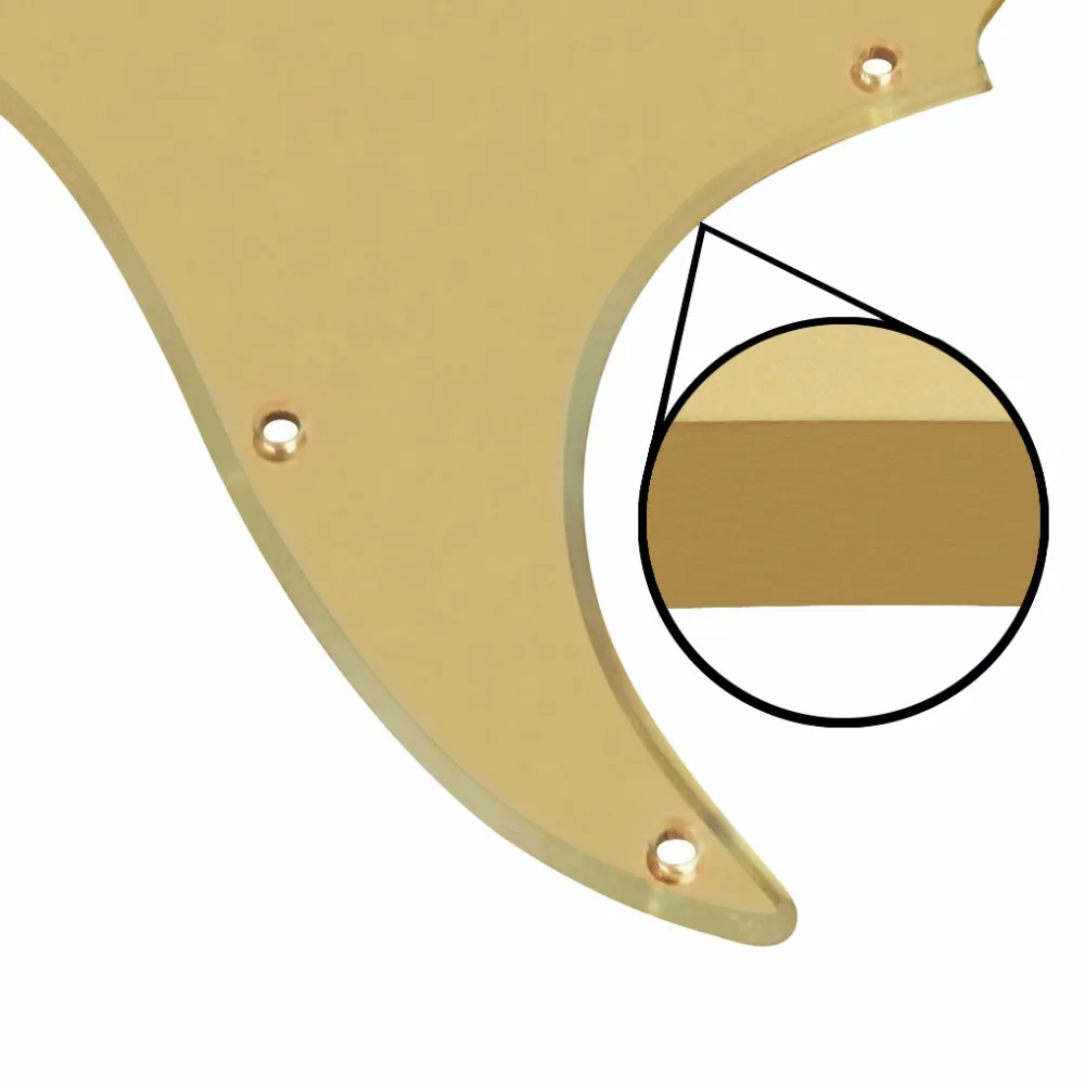 Детали для гитары FLEOR Strat золотистые зеркальные аксессуары задняя пластина с 11