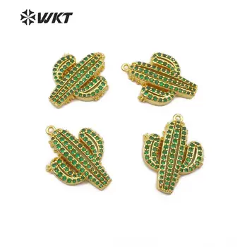 WT-MP130 Lovely Cactus Shape Pendant Cubic Zirconia Pave Pendant Gold Electroplated Pendant Women Necklace Pendant Jewelry
WT-MP130 Lovely Cactus Shape Pendant Cubic Zirconia Pave Pendant Gold Electroplated Pendant Women Necklace Pendant Jewelry