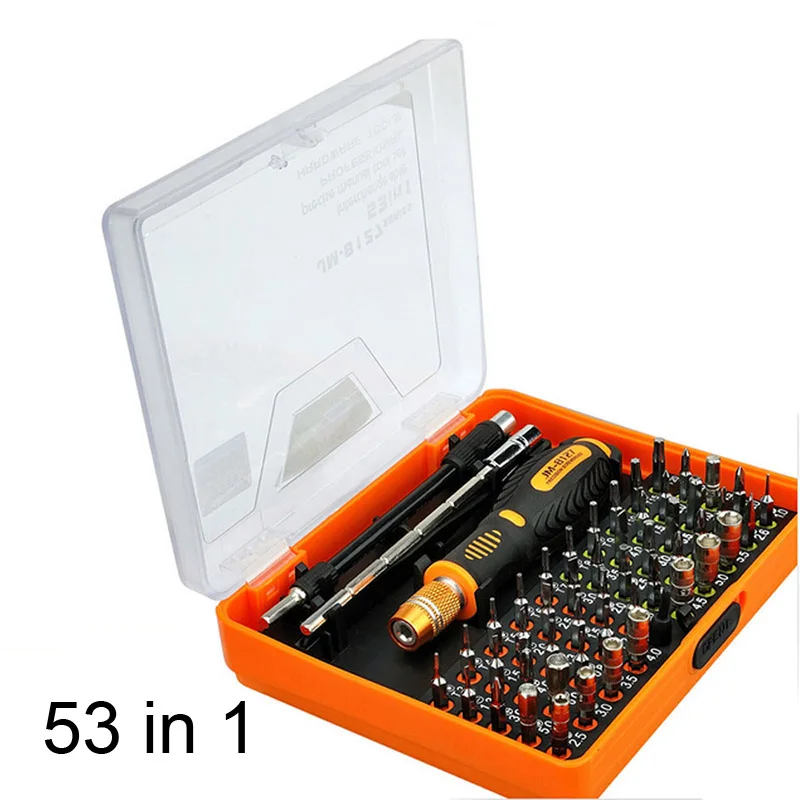 Jakemy JM-8127 Сменные магнитные 54 в 1 точность отвёртки биты Ремонт Инструменты для iphone