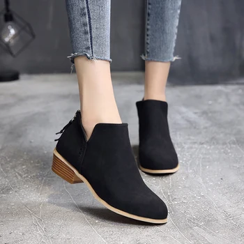 2019 New Autumn Women Boots Female Plus Size Chelsea Boots Slip-On Med High Heels Pointed Toe Zipper Casual Shoes Woman 35-43
2019 New Autumn Women Boots Female Plus Size Chelsea Boots Slip-On Med High Heels Pointed Toe Zipper Casual Shoes Woman 35-43