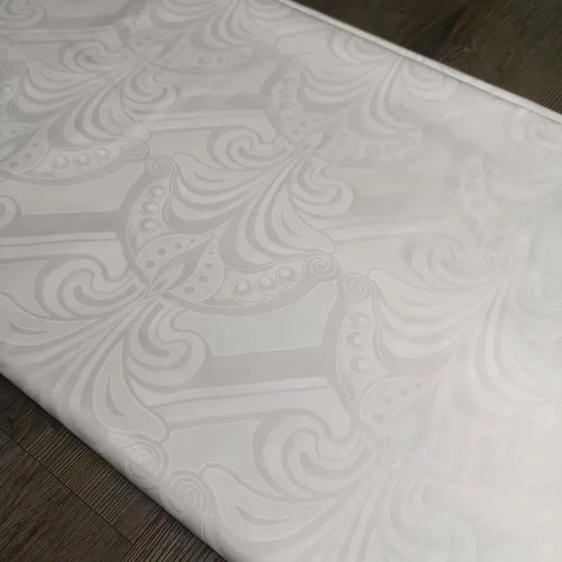 Жаккардовые ткани парчи белый Базен riche getzner brode высокого качества 2018 для мужчин