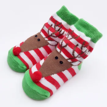Milu deer Christmas baby socks winter cotton children socks striped jacquard animal newborn baby socks 0-24M
Milu deer Christmas baby socks winter cotton children socks striped jacquard animal newborn baby socks 0-24M