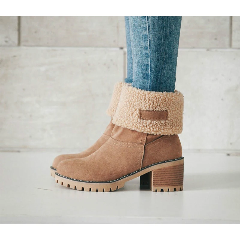 Women Boots Winter Outdoor Shoes Comfortable soft Snow Ankle Boots Flock Warm Bootie Female high heels platform wedges Big Size
Women Boots Winter Outdoor Shoes Comfortable soft Snow Ankle Boots Flock Warm Bootie Female high heels platform wedges Big Size