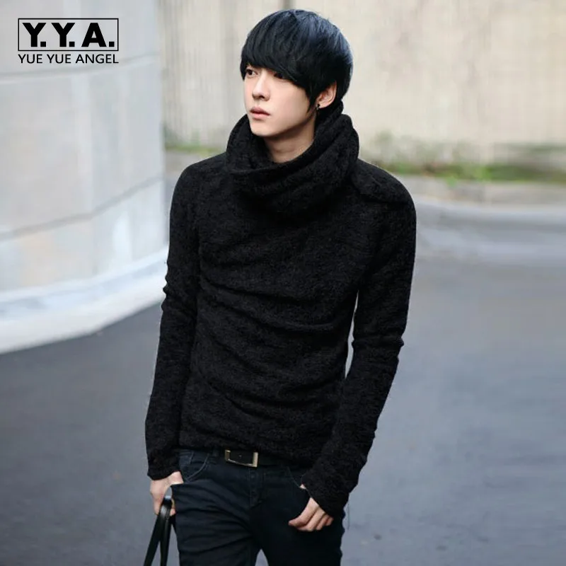 2019 New Fashion Korean Mens Autumn Loose Wool Thick Sweaters Classic Pullover Coats Black Turtleneck Sueter Hombre Free Ship
2019 New Fashion Korean Mens Autumn Loose Wool Thick Sweaters Classic Pullover Coats Black Turtleneck Sueter Hombre Free Ship