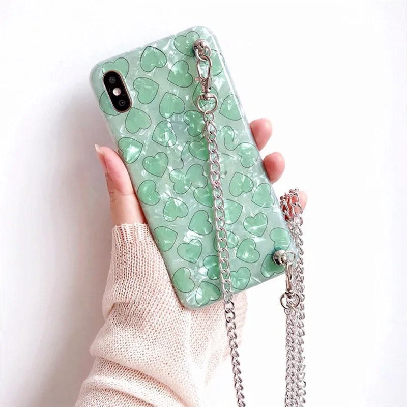 love strap tpu case for iphone 7 8 6s 6 plus XR X XS MAX case cover glitter foil shoulder chain lanyard soft silicon phone bag
love strap tpu case for iphone 7 8 6s 6 plus XR X XS MAX case cover glitter foil shoulder chain lanyard soft silicon phone bag