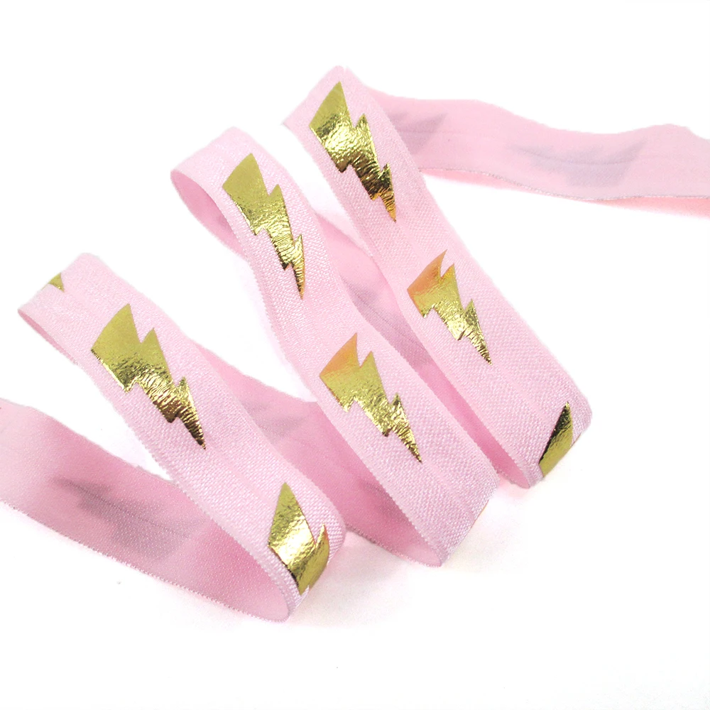 david angie 5/8" gold FOE elastic ribbon feather lightning bolt Elastic Headbands Hair Ties Hairbow 5yards,50Yc719
david angie 5/8" gold FOE elastic ribbon feather lightning bolt Elastic Headbands Hair Ties Hairbow 5yards,50Yc719