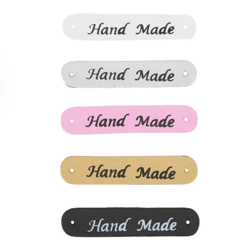 20PCs Hand Made Labels PU Leather Tags On Clothes Garment Labels For Jeans Bags Shoes Sewing Accessories
20PCs Hand Made Labels PU Leather Tags On Clothes Garment Labels For Jeans Bags Shoes Sewing Accessories