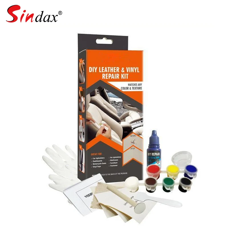 Leather Vinyl Repair Kit (1 set )Auto Car Seat Sofa Coats Holes Scratch Cracks Rips Liquid Leather Repair Tool Restoration
Leather Vinyl Repair Kit (1 set )Auto Car Seat Sofa Coats Holes Scratch Cracks Rips Liquid Leather Repair Tool Restoration