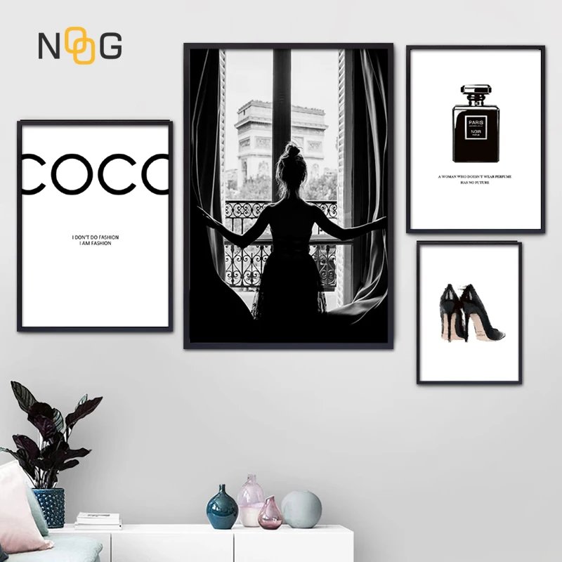 NOOG Fashion Girl Perfume Brand Wall Art Canvas Painting Nordic Posters And Prints COCO Decoration Pictures Living Room Salon
NOOG Fashion Girl Perfume Brand Wall Art Canvas Painting Nordic Posters And Prints COCO Decoration Pictures Living Room Salon