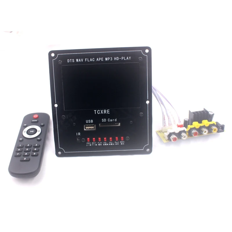 Lossless Video Audio 4.3 inch LCD Bluetooth 4.2 Audio Receiver DTS FLAC APE WAV MP3 Decoder Board DAC For Car Amplifier Speaker
Lossless Video Audio 4.3 inch LCD Bluetooth 4.2 Audio Receiver DTS FLAC APE WAV MP3 Decoder Board DAC For Car Amplifier Speaker