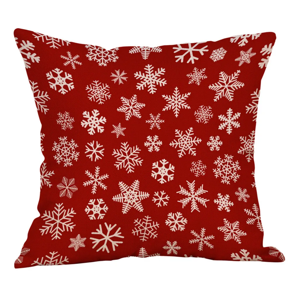 Christmas Pillow Case Linen Sofa Waist Throw Red Cushion Cover Decorative Pillows Cover
Christmas Pillow Case Linen Sofa Waist Throw Red Cushion Cover Decorative Pillows Cover