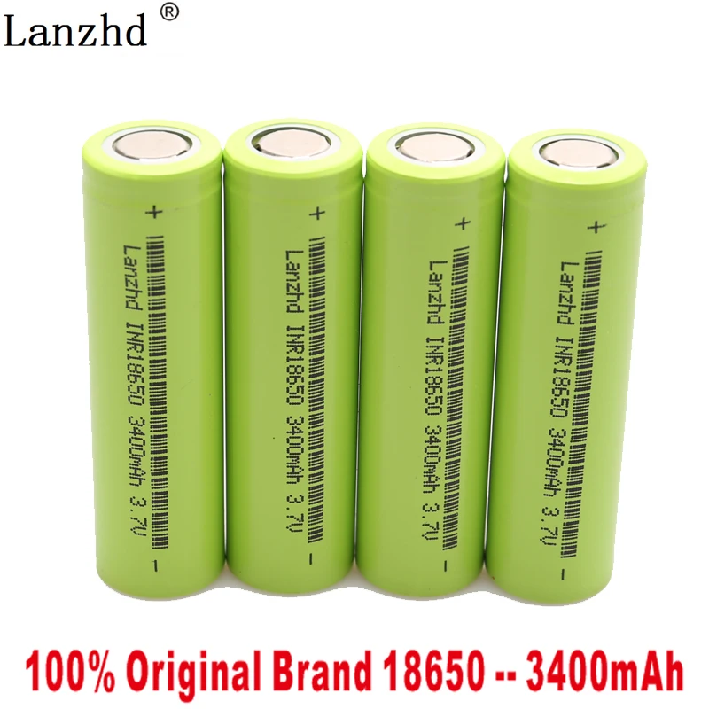 4PCS 2019 NEW batteries 18650 3400mah 30A INR18650 for samsung 18650 large current Rechargeable Li ion battery for bicycle
4PCS 2019 NEW batteries 18650 3400mah 30A INR18650 for samsung 18650 large current Rechargeable Li ion battery for bicycle