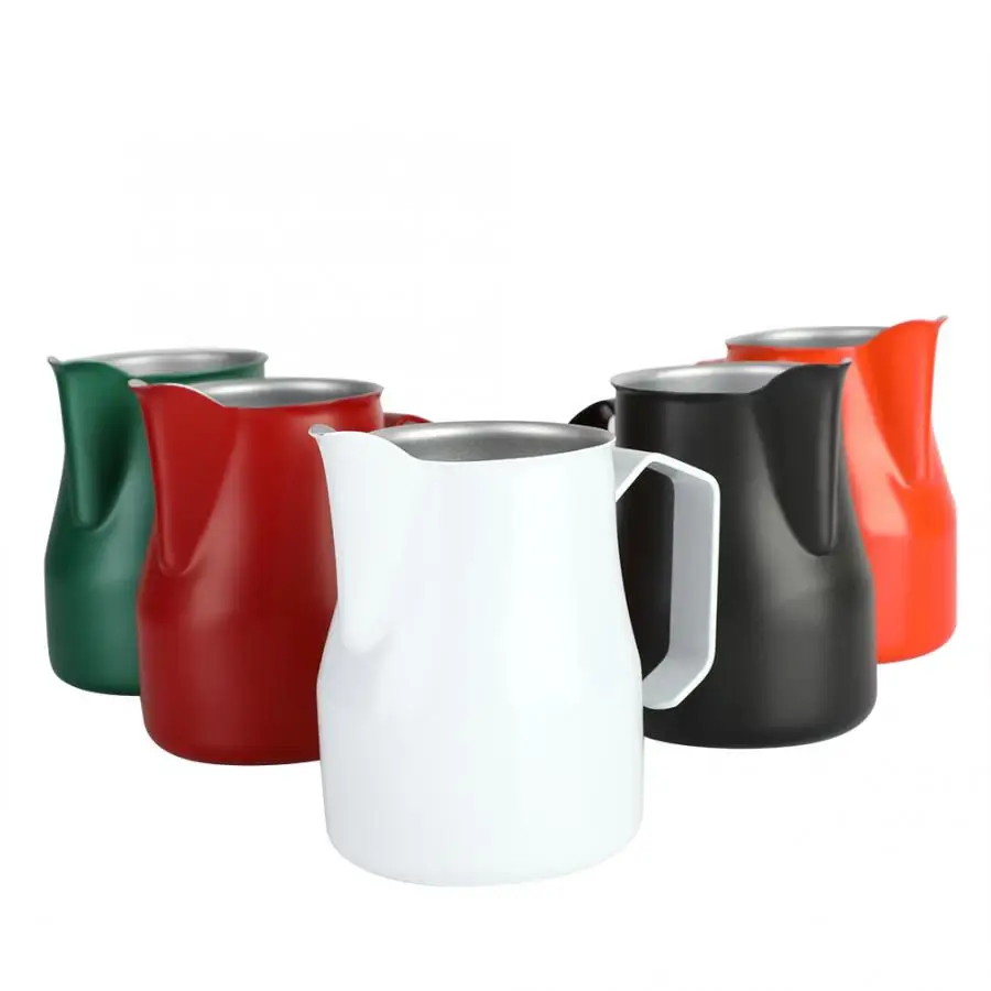 Coffee Jug 500ml Stainless Steel Milk Frothing Cup Coffee Pitcher Jug Latte Art for Coffee Shop Milk Frother
Coffee Jug 500ml Stainless Steel Milk Frothing Cup Coffee Pitcher Jug Latte Art for Coffee Shop Milk Frother