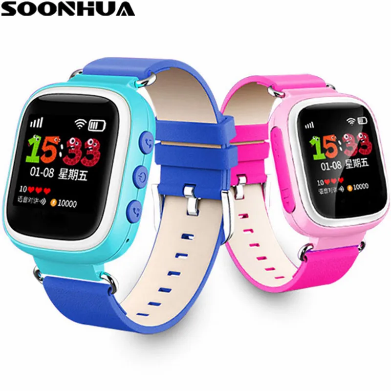 

SOONHUA t06s Kids Smart Band Waterproof Wristband Watch Positioning Color Display SOS Calling Alarm Anti Lost For Children Gifts