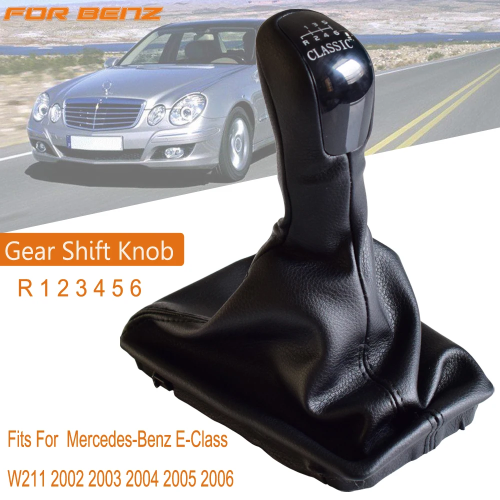 6 Speed MT Gear Shift knob Lever Shifter Gaiter Boot Leather Cover For Mercedes-Benz E-Class W211 2002 2003 2004 2005 2006
6 Speed MT Gear Shift knob Lever Shifter Gaiter Boot Leather Cover For Mercedes-Benz E-Class W211 2002 2003 2004 2005 2006