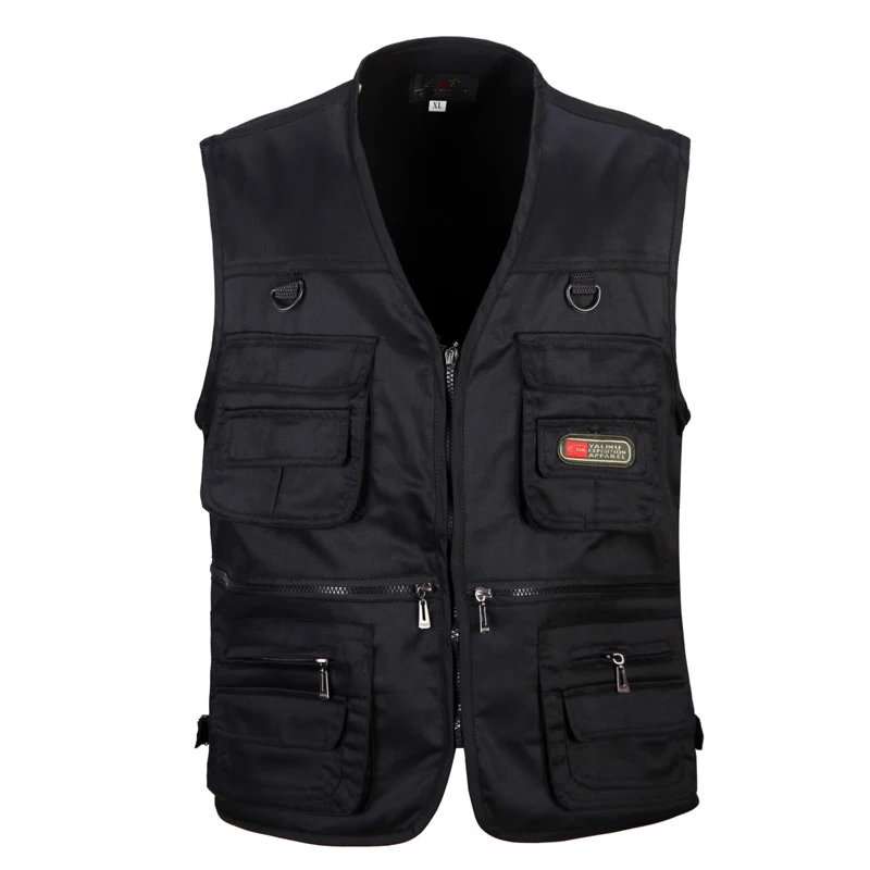 4 Colors Male Casual Multi Pocket Vest For Summer Men Solid Photographer Shooting Outerwear Zipper Waistcoat Sleeveless Jacket
4 Colors Male Casual Multi Pocket Vest For Summer Men Solid Photographer Shooting Outerwear Zipper Waistcoat Sleeveless Jacket