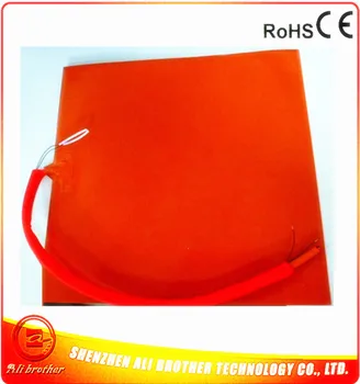 340*370*1.5mm 3D Printer Heater Silicone Rubber Heater 24V 200w 100k thermistor 500mm lead wire XD-H-M-563
340*370*1.5mm 3D Printer Heater Silicone Rubber Heater 24V 200w 100k thermistor 500mm lead wire XD-H-M-563