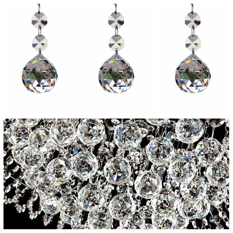 20mm 30mm Faceted Glass Crystal Ball Prism Chandelier Crystal Parts Hanging Pendant Lighting Ball Suncatcher Wedding Home Decor
20mm 30mm Faceted Glass Crystal Ball Prism Chandelier Crystal Parts Hanging Pendant Lighting Ball Suncatcher Wedding Home Decor