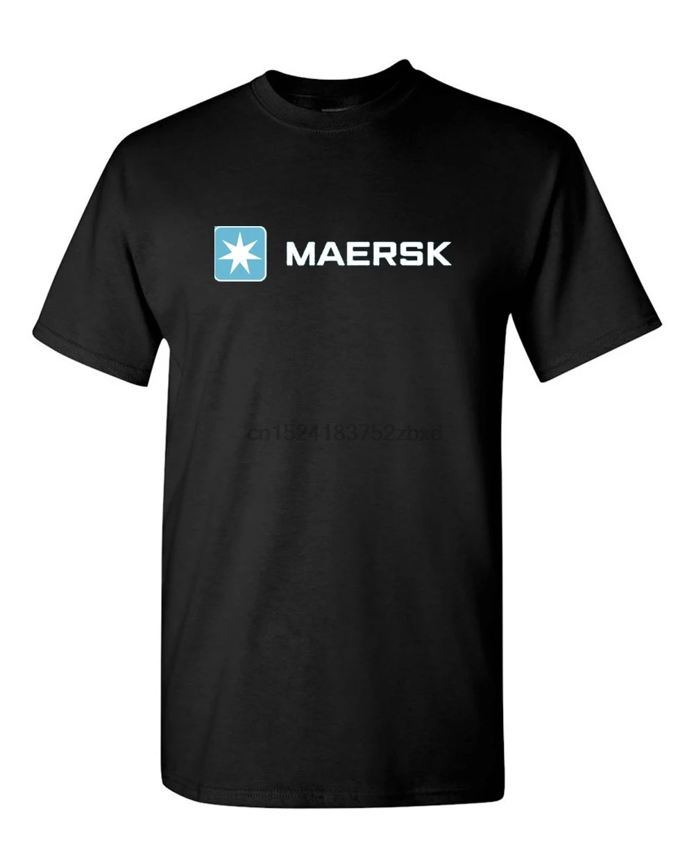 Mens MAERSK Transport Logistics and Energy Logo T Shirt