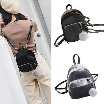 MOLAVE Backpacks new high quality Mini Fur Ball Fashion Shoulder Backpack Solid Girls Travel School backpack women mar23
MOLAVE Backpacks new high quality Mini Fur Ball Fashion Shoulder Backpack Solid Girls Travel School backpack women mar23