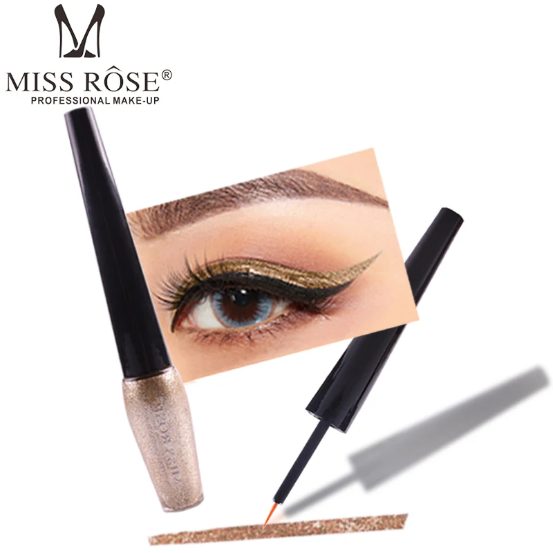 MISS ROSE 6 Colors Shimmer Glitter Eyeliner Liquid Eyeshadow Liquid Waterproof Long-lasting Cosmetics Makeup Tool TSLM2
MISS ROSE 6 Colors Shimmer Glitter Eyeliner Liquid Eyeshadow Liquid Waterproof Long-lasting Cosmetics Makeup Tool TSLM2