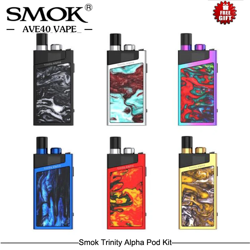 SMOK Square Box Pod Vape Smok Trinity Alpha Pod Kit 1000mAh&2.8ml Pod Vape Electronic cigarette With Nord Mesh Coil Cartridge
SMOK Square Box Pod Vape Smok Trinity Alpha Pod Kit 1000mAh&2.8ml Pod Vape Electronic cigarette With Nord Mesh Coil Cartridge