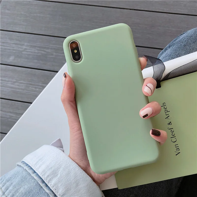 Fresh Matcha Green Phone Case for Iphone X Xs Max Candy Full Protective Case for Iphone 6s 7 8plus Xr Soft Tpu Back Cover
Fresh Matcha Green Phone Case for Iphone X Xs Max Candy Full Protective Case for Iphone 6s 7 8plus Xr Soft Tpu Back Cover