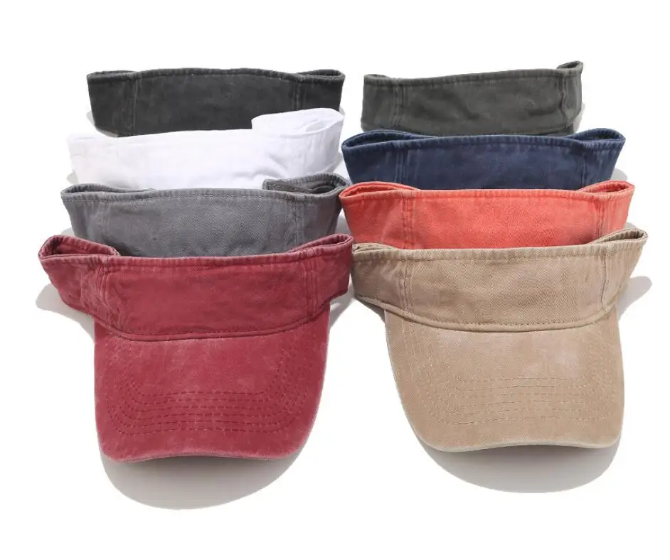 8 Solid color Top empty hat washed cotton Visors man Women Outdoor sport hat Summer Visors Cap Hat for Hiking Sunscreen cap
8 Solid color Top empty hat washed cotton Visors man Women Outdoor sport hat Summer Visors Cap Hat for Hiking Sunscreen cap