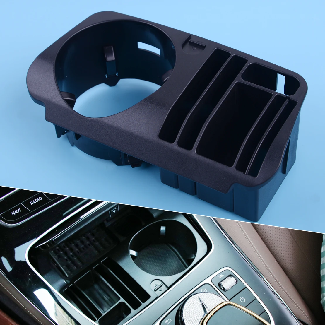 beler High Quality Car Central Storage Box Case Cup Holder Fit For Mercedes Benz C E GLC Class 2016 2017
beler High Quality Car Central Storage Box Case Cup Holder Fit For Mercedes Benz C E GLC Class 2016 2017