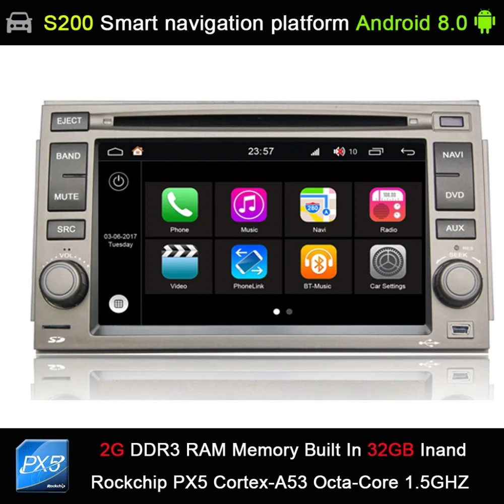 auto Android 8.0 system PX5 Octa 8-Core CPU 2G Ram 32GB Rom Car DVD Radio GPS Navigation for Hyundai Azera 2005-2011
auto Android 8.0 system PX5 Octa 8-Core CPU 2G Ram 32GB Rom Car DVD Radio GPS Navigation for Hyundai Azera 2005-2011