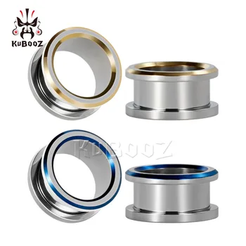 KUBOOZ Screw Piercing Ear Gauges Electroplating Stretcher Tunnels Plugs Stainless Steel Studs Body Jewelry Earrings Women Men
KUBOOZ Screw Piercing Ear Gauges Electroplating Stretcher Tunnels Plugs Stainless Steel Studs Body Jewelry Earrings Women Men