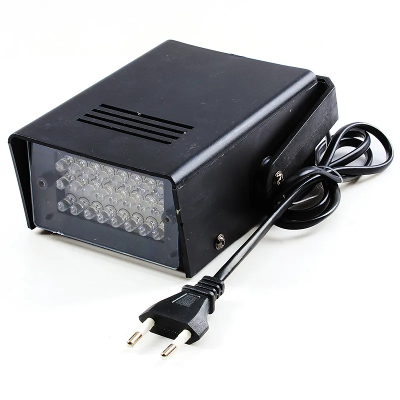 24 LED Stage Lights Operated DJ Strobe Lights Disco Party Club KTV Stroboscope White Stage Lighting Effects AC 220V 3W EU Plug
24 LED Stage Lights Operated DJ Strobe Lights Disco Party Club KTV Stroboscope White Stage Lighting Effects AC 220V 3W EU Plug