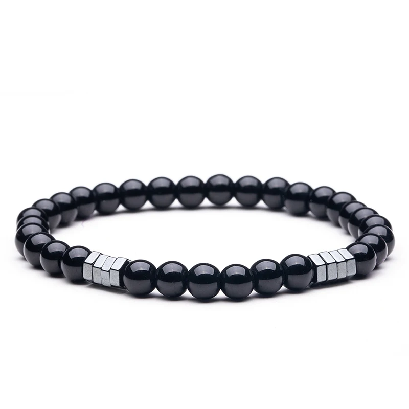 NXYNLON New Men Natural Stone Hematite Beads Bracelets Simple style Black Fashion bangle jewelry For Dating get-together
NXYNLON New Men Natural Stone Hematite Beads Bracelets Simple style Black Fashion bangle jewelry For Dating get-together