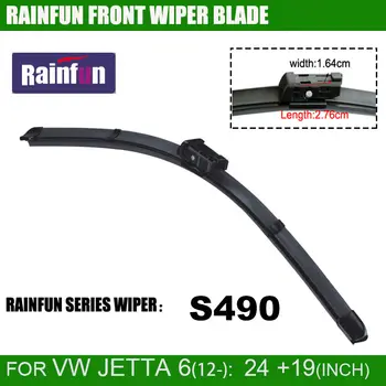 RAINFUN dedicated car wiper blade for VW JETTA 6 (12-), 24+19 INCH with high quality natural rubber refill, 2 pcs a lot 
RAINFUN dedicated car wiper blade for VW JETTA 6 (12-), 24+19 INCH with high quality natural rubber refill, 2 pcs a lot