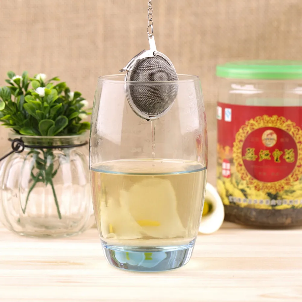 7cm Large Stainless Steel Tea Ball Strainer Reusable Loose Leaf Mesh Infuser Herbal Spice Sphere Filter for Kettles
7cm Large Stainless Steel Tea Ball Strainer Reusable Loose Leaf Mesh Infuser Herbal Spice Sphere Filter for Kettles