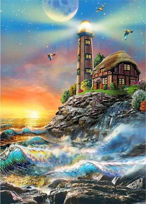 DIY Diamond Painting Seaside villa 5D Cross Stitch Diamond landcape diamond Embroidery rhinestones Christmas gift
DIY Diamond Painting Seaside villa 5D Cross Stitch Diamond landcape diamond Embroidery rhinestones Christmas gift