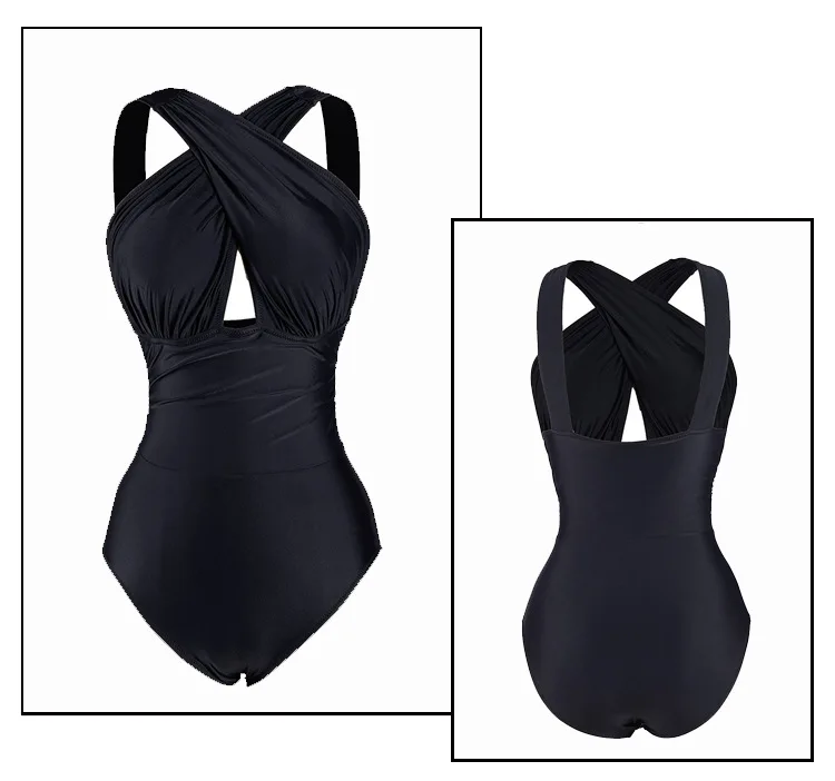 Female Swimsuit 2018 Swimwear One Piece Print Badpak Plus Size Swimwear Beach Wear Push Up Slim One Piece Swimsuit For Women XXL 10