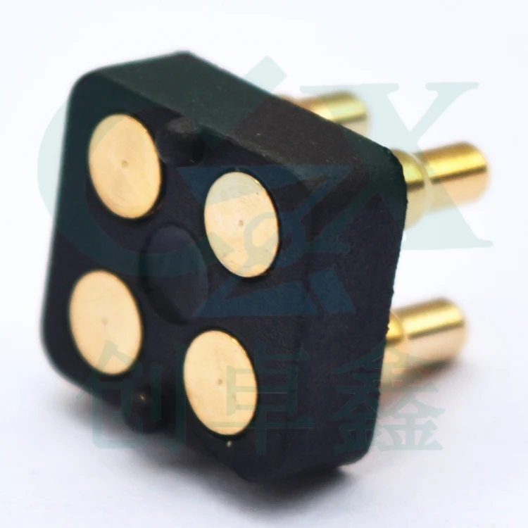 3.1*10.0mm 4pin pogo pin connector board to board heavy current contact pin speaker connector
3.1*10.0mm 4pin pogo pin connector board to board heavy current contact pin speaker connector